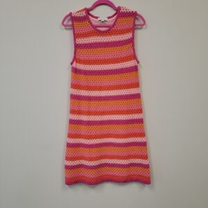 Striped Crochet Dress